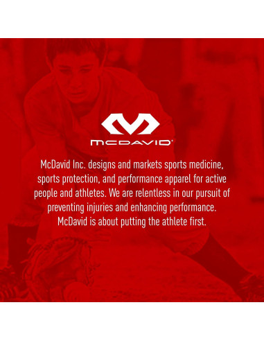 Mangas de rodilla McDavid HEX para hombres y mujeres - Negro