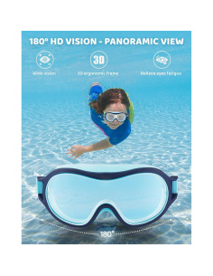 Gafas de Natación Aegend para Niños 3-15 Años Antivaho UV 2