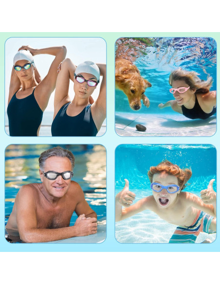 Gafas de natación Yexiya 30 pares con protección UV y antiempañante