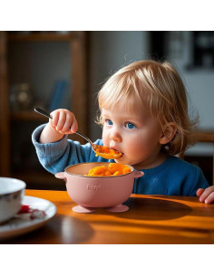 Set de Alimentación para Bebés PandaEar - 2 Cuencos Inoxidable y Utensilios 2