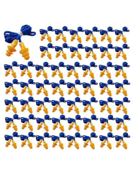 Tapones para Oídos GXXMEI 100 Pares Silicona Reutilizables