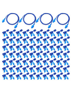 Tapones para Oídos Xuhal 200 Pares Silicona Reutilizables