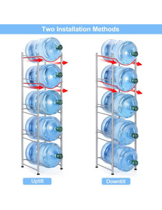 Soporte para Botellas de Agua 19L Smusei 5 Niveles Desmontable 2