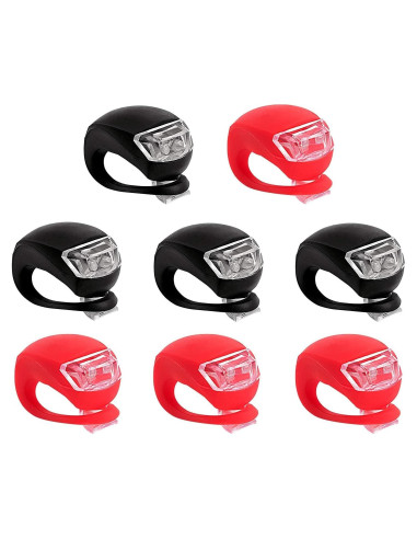 Juego de 8 Luces LED para Bicicleta Awpeye - Impermeables