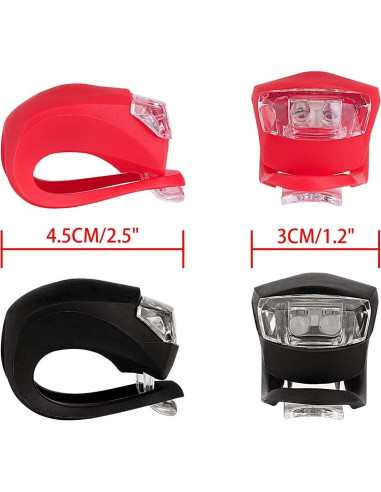 Juego de 8 Luces LED para Bicicleta Awpeye - Impermeables