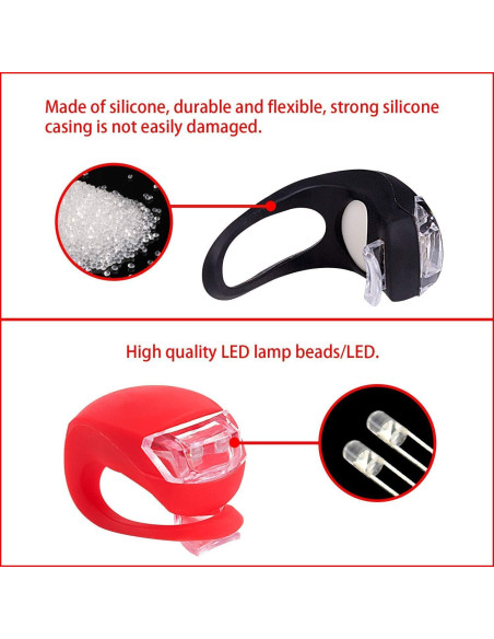 Juego de 8 Luces LED para Bicicleta Awpeye - Impermeables