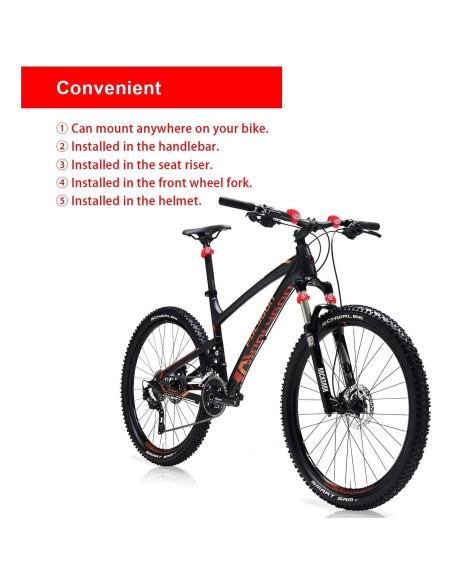 Juego de 8 Luces LED para Bicicleta Awpeye - Impermeables