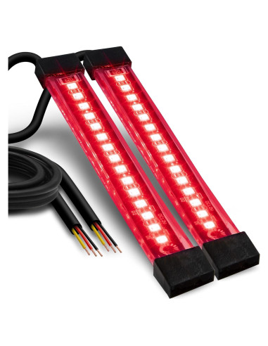 Tira de Luz LED Roja 5" ONLINE LED STORE para Motocicleta