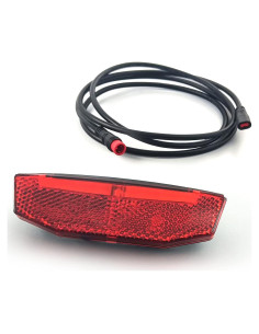 Luz Trasera LED HUDAMZKY 6V-60V Impermeable para Bicicleta