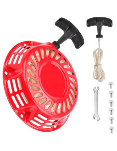 Arranque por Tirón JMCHstore Rojo para Go Kart 200cc y Motores 2