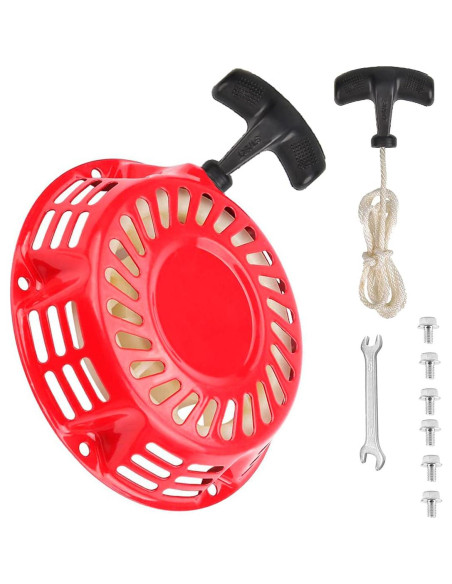 Arranque por Tirón JMCHstore Rojo para Go Kart 200cc y Motores