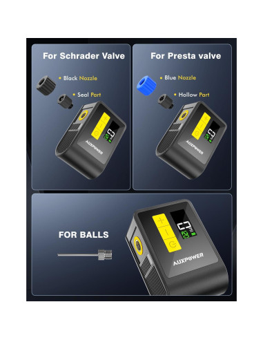 Bomba Eléctrica para Bicicleta Auxpower AP-BL03 120PSI