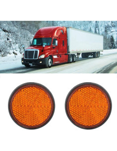 Reflectores Redondos Universales Gorgeri para Motocicleta - 2 Pcs 2