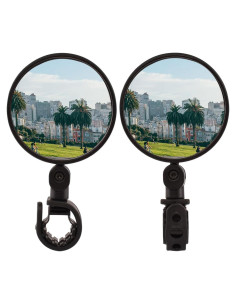 Espejo Convexo para Bicicleta HEXJOZEI - Montaje en Manillar