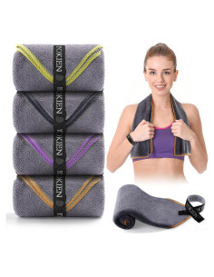 Toallas de Gimnasio Genérico 80x40 cm - 4 Paquete Microfibra