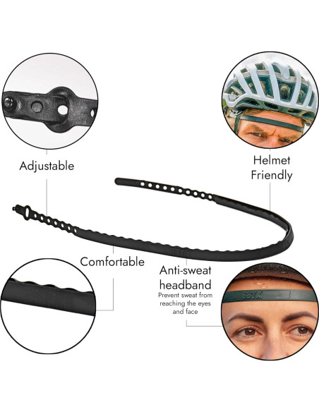 Banda para Sudor BBTX Ajustable Unisex para Ciclismo