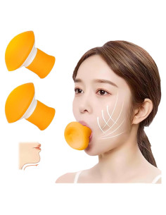 Ejercitador Facial XOESU - Tonificador Mandíbula Naranja