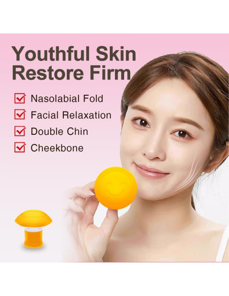 Ejercitador Facial XOESU - Tonificador Mandíbula Naranja