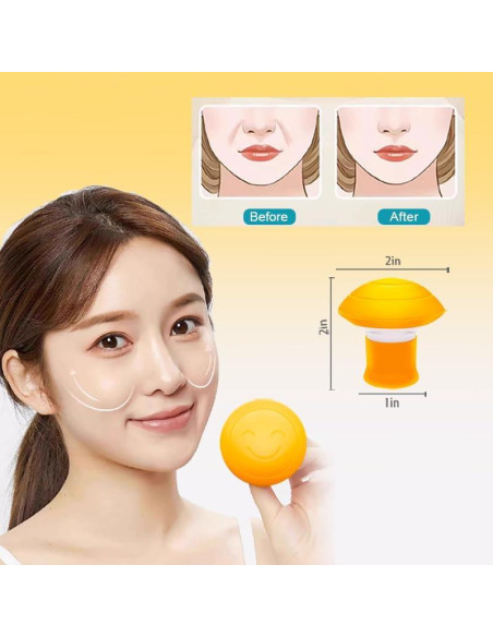 Ejercitador Facial XOESU - Tonificador Mandíbula Naranja