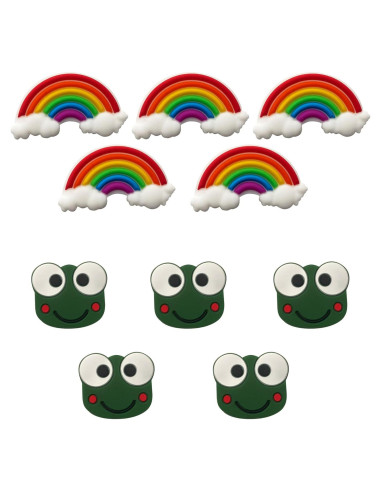 Amortiguadores de Vibración para Raquetas de Tenis Genérico - 10 Paquetes