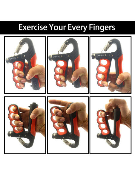 Entrenador de Fuerza de Agarre Hautrely 5-100KG Ajustable