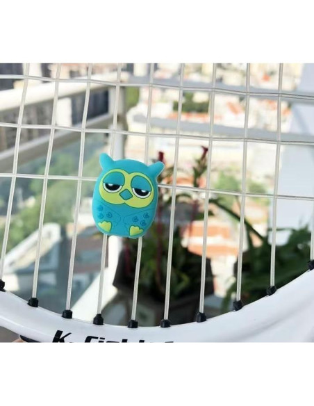 Amortiguador de Vibraciones Jinshining Búho Azul Silicona
