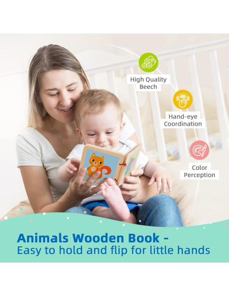 Set Educativo Montessori TOOKYLAND 7-12 Meses Juguetes de Madera Set Educativo Montessori TOOKYLAND 7-12 Meses Juguetes de Madera