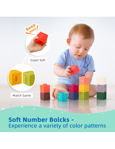 Set Educativo Montessori TOOKYLAND 7-12 Meses Juguetes de Madera