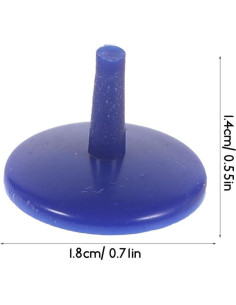 Marcadores de Pelota de Golf BESPORTBLE 50 Pcs 1.8 cm Colores Variados 2