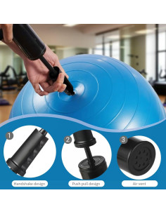 Bomba Manual para Pelotas de Ejercicio Eiszhjk EIBOB-01 2