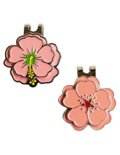 Conjunto de Marcadores de Golf Magnéticos Eshan G-Flower