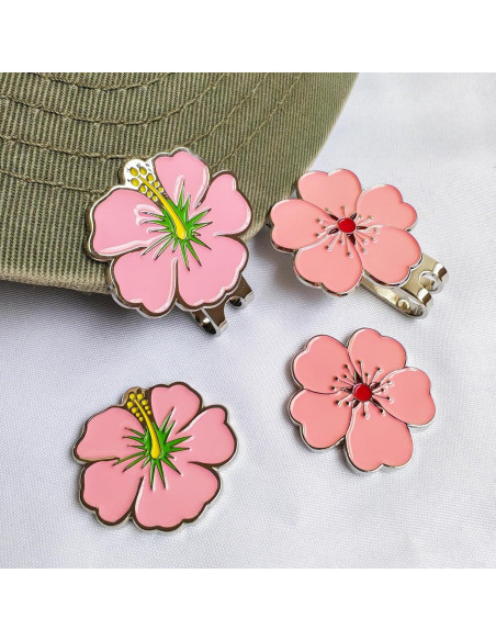 Conjunto de Marcadores de Golf Magnéticos Eshan G-Flower