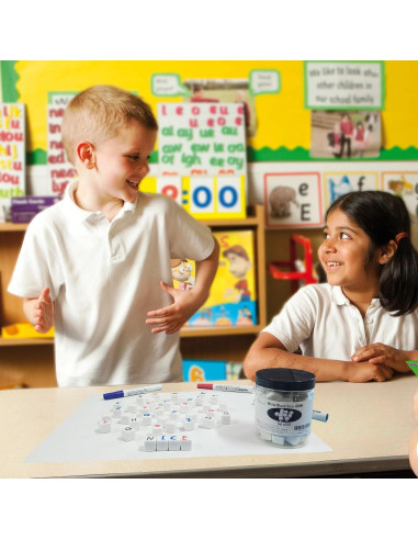 60 Dados en Blanco 16MM AiFanS para Juegos y DIY