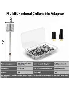 30 Agujas de Inflación Dlingear para Pelotas Deportivas 2