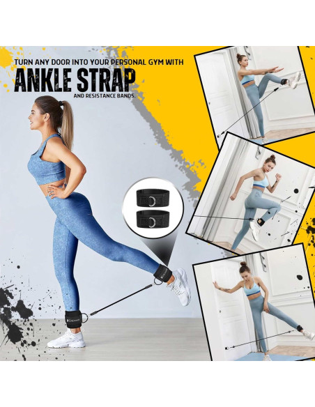 Kit de Barra de Pilates CHECKMATE con Bandas de Resistencia