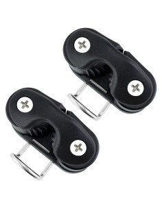 2 Pcs Cam Cleats Nylon VTurboWay con Anillo Guía Alambre Naranja