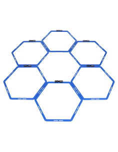Anillos de Agilidad Hexagonales Capelli Sport - Juego de 6