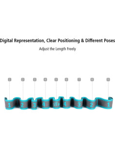 Correa de Estiramiento Elástica DEHUB 108cm Azul para Yoga y Pilates 2