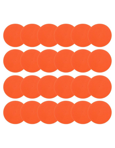 Marcadores de Piso PATIKIL 10 cm TPE Antideslizantes 24 Pzas