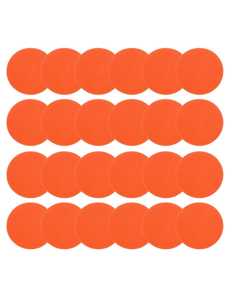 Marcadores de Piso PATIKIL 10 cm TPE Antideslizantes 24 Pzas