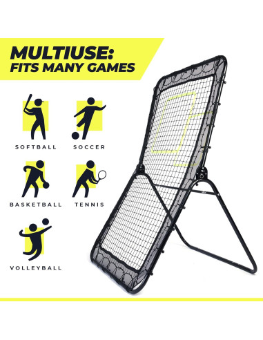 Red de Rebote Multi-Deporte Victorem 121x183 cm Nylon