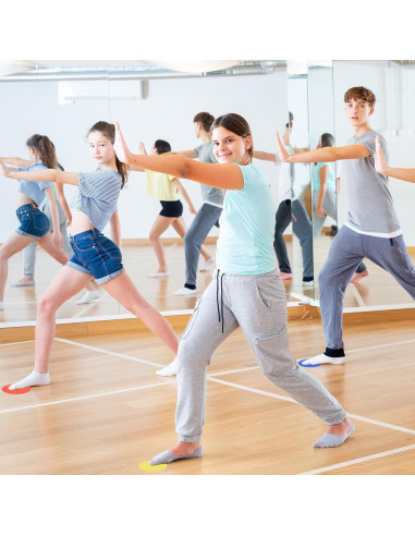 Marcadores de Piso PATIKIL 10 cm TPE Antideslizantes 24 Pzas