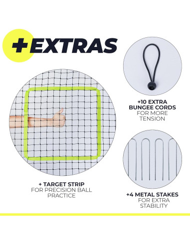 Red de Rebote Multi-Deporte Victorem 121x183 cm Nylon