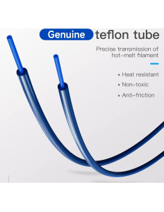 Tubo Bowden Capricornio Creality 2M PTFE para Filamento 1.75mm 2