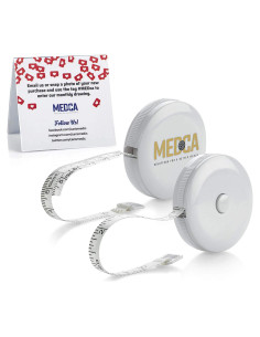 Cinta Métrica Corporal MEDca - Paquete de 2, Precisión y Ergonomía