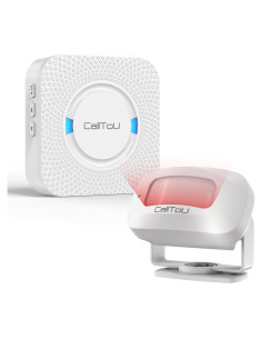 Alarma de Movimiento Inalámbrica CallToU con Sensor y Receptor