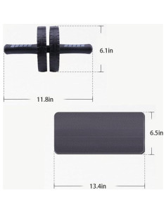 Rueda de Abdominales JDYYICZ con Almohadilla y Sin Ruido 2