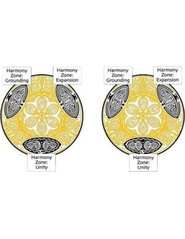 Disco Elemento Aire Powerforms 3" Cobre para Feng Shui