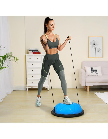 Entrenador de Media Pelota VEVOR 58cm con Bandas y Bomba