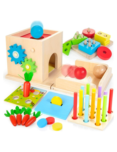 Juguetes Montessori de Madera 8-en-1 ShenZhen MaxLink